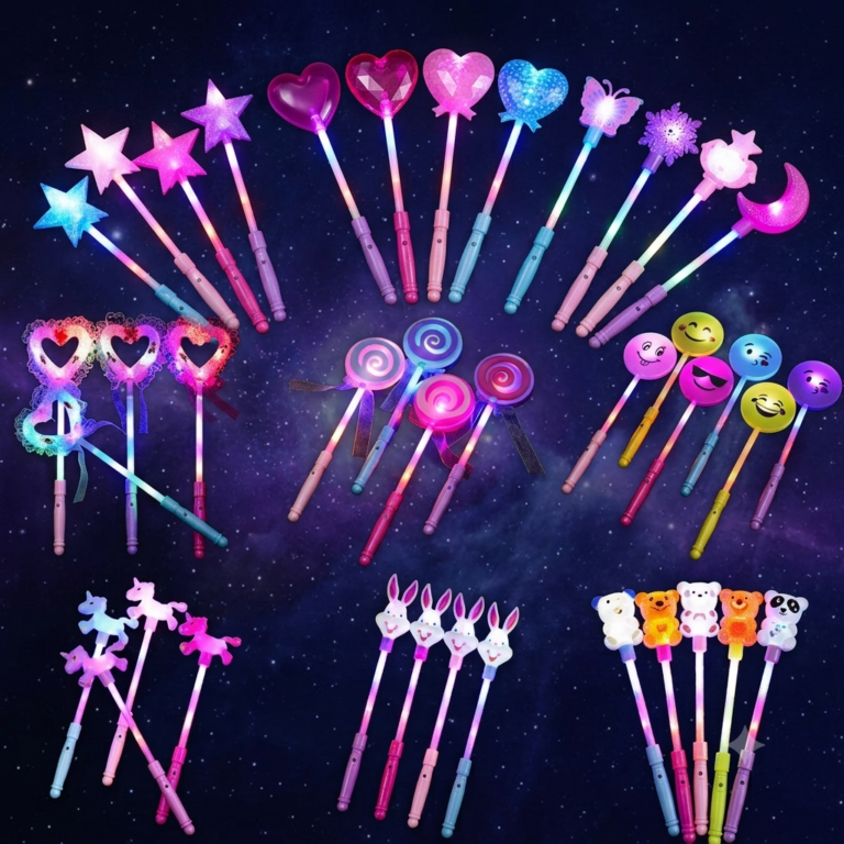 LED Light-Up Magic Wands, Variety Pack 产品图片
